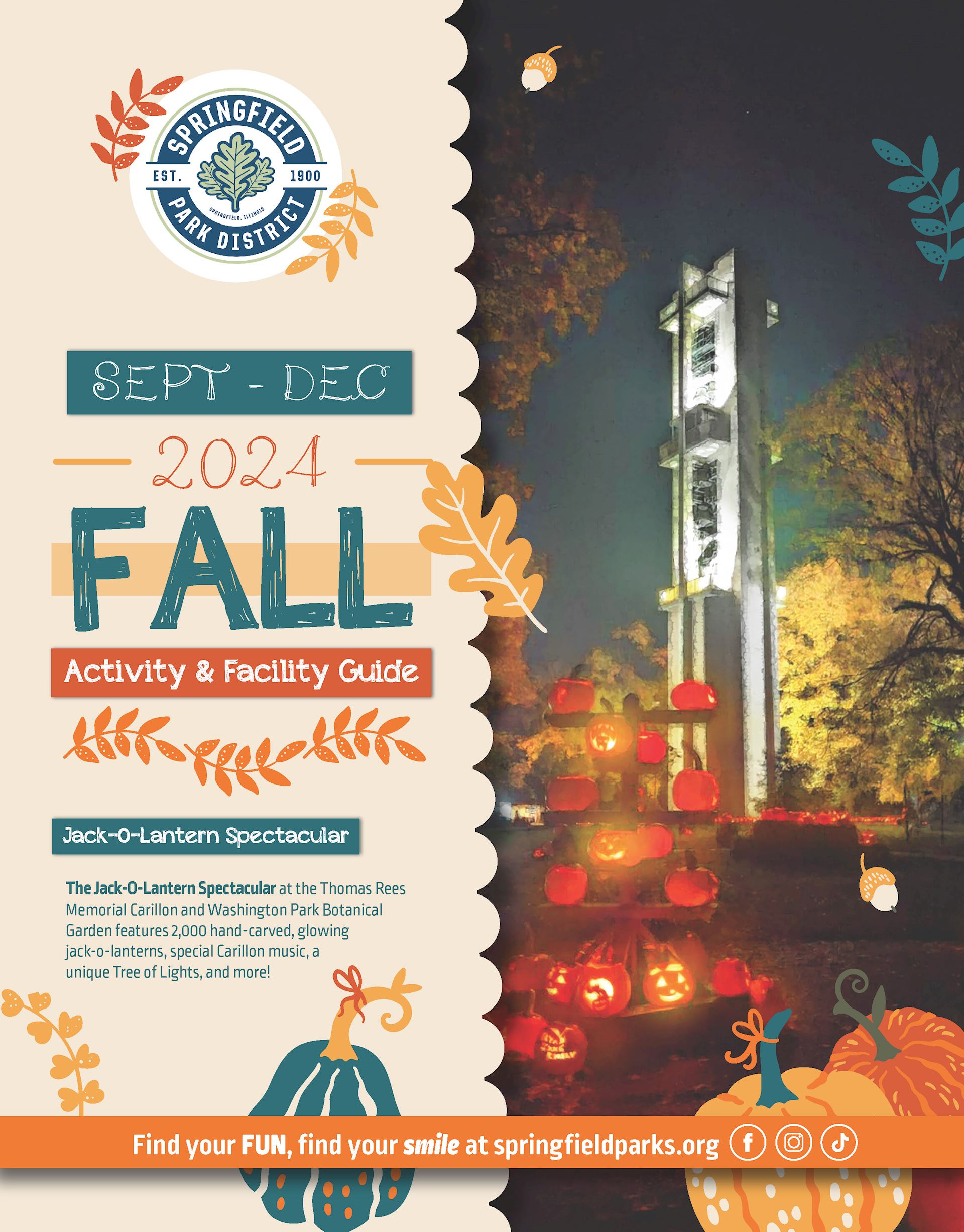 Cover Image for the Park District 2024 Fall Activity Guide